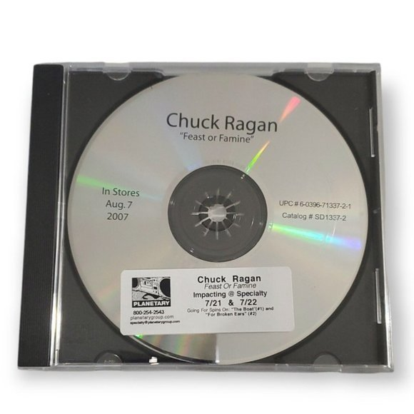 Chuck Ragan - Feast Or Famine [2007 Promotional‎ CD] - Picture 1 of 2